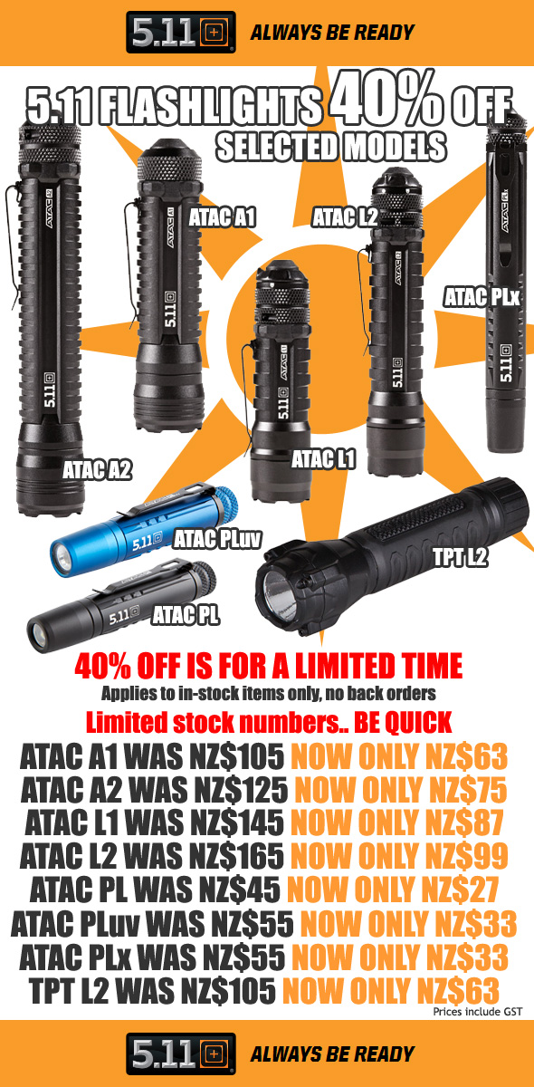 5.11 Flashlight range at tactical Solutions