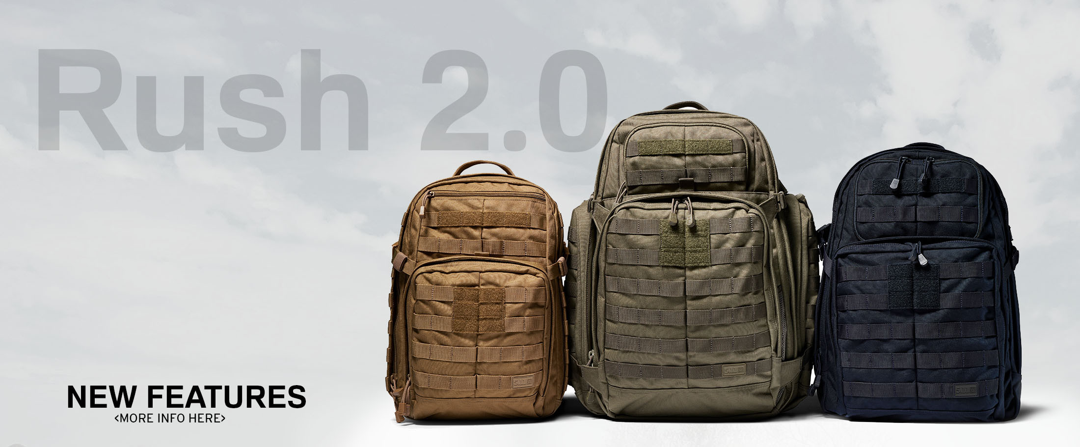 5.11 Tactical Rush24 2.0 37L Backpack - Double Tap