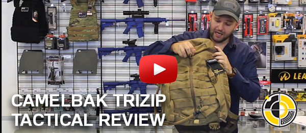 Tactical review on the Camelbak TriZip. Milspec backpack for covert carry.